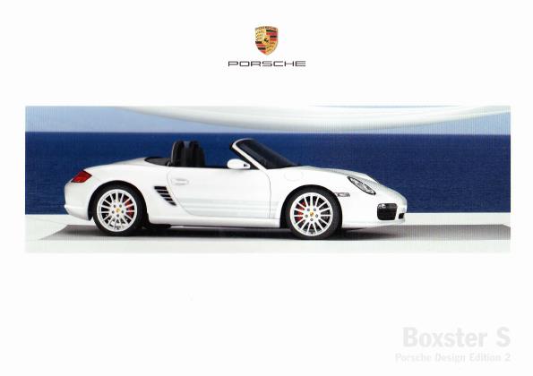 Рекламный буклет Porsche 987 Boxster Design Edition 2 FR